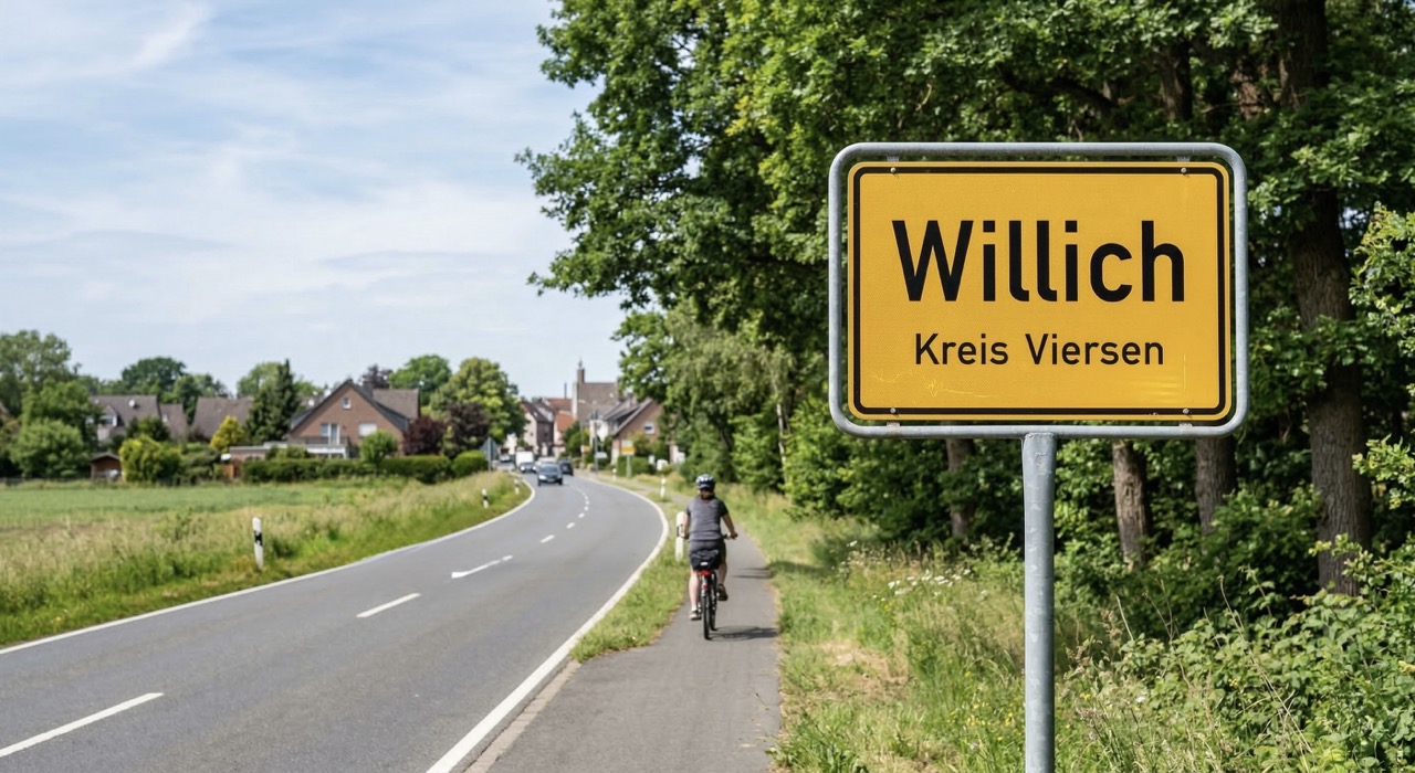 Ortsschild Willich